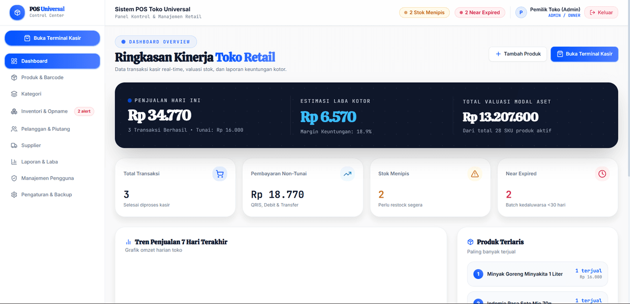 Sistem Point of Sales (POS) Toko Universal preview